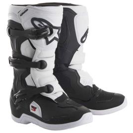 Botas De Motocicleta Juvenis Tech 3s EU 42 Black White