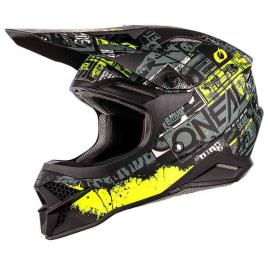 Oneal Capacete Motocross 3 Series Ride XL Black / Neon Yellow