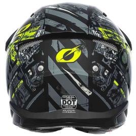Capacete Motocross 3 Series Ride XL Black / Neon Yellow