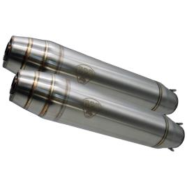 Silenciador Sem Tubo De Ligação Vtr Deeptone Inox Cafè Racer 250 88-90 Homologado One Size Silver / Silver