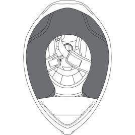 K1 Cheek Pads ML Black