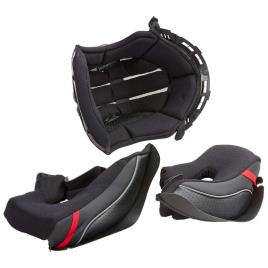 Almofadas De Forro Interno E Bochechas D-series S Black