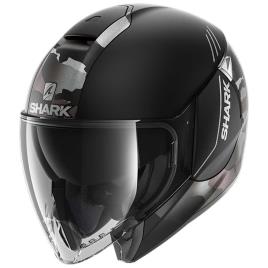 Capacete Jet Citycruiser Genom XS Matte Black / Silver / Anthracite