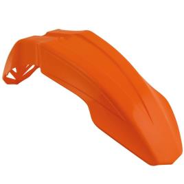Front Fender Vented Supermoto Universal One Size Orange