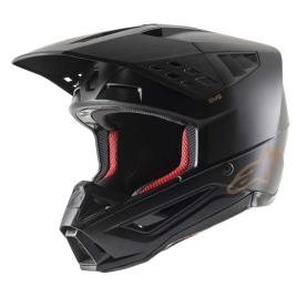 Viseira M5 Solid One Size Black / Matt Brown
