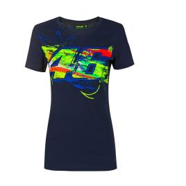 Camiseta De Manga Curta Valentino Rossi 20 S Blue