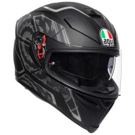 Capacete Integral K5 S Multi Mplk XS Tornado Matt Black / Silver