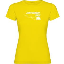 Camiseta De Manga Curta Motorbike Dna L Yellow