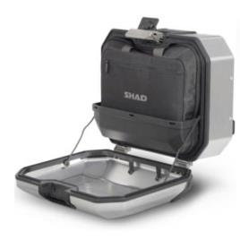 Shad Caixa Do Lado Direito Tr36 Terra One Size Aluminium / Black