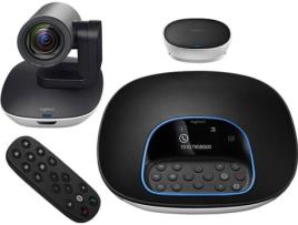 Webcam Profissional LOGITECH Group (Microfone Incorporado)