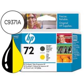Tinteiro HP Original 72 Preto Mate/Amarelo Designjet T610/1100