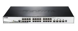 Switch de Rede Gerido L2/L3 Gigabit Ethernet 1000Mbit/s PoE Preto (24 portas) - 