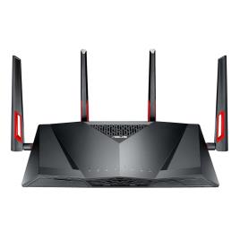 DSL-AC88U router sem fios Gigabit Ethernet Dual-band (2,4 GHz - 5 GHz) Preto, Vermelho