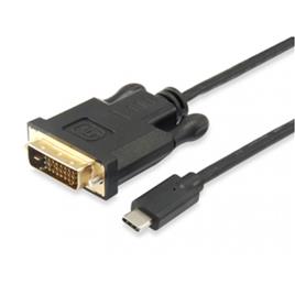 Cabo EQUIP USB-C PARA DVI-D DUAL LINK M/M, 1.8MT - 133468