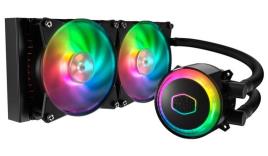 COOLER MASTER - VENTOINHA CPU COOLER MASTER REFRIGERAÇÂO LIQUIDA MASTERLIQUID ML240R RGB (MLX-D24M-A20PC-R1)