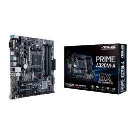 PRIME A320M-A AMD AM4 A320 4DDR4 64GB VGA+DVI+HDMI GBLAN 6SATA3 6USB3.1 MATX