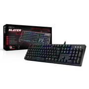 Teclado Gamer Mecânico  Slayer M3, 105 teclas com retroiluminação 100% RGB, Full Antighosting, Switch Kailh BROWN.