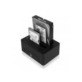 Dock Station Dual  AAACET0186 Dual 2.5-3.5 USB 3.1 ABS Preto