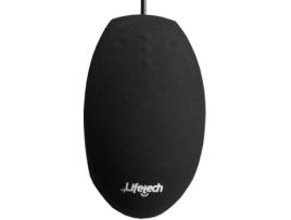 Rato LIFETECH Rubber Hygienic (Cabo USB - Casual - 1000 dpi - Preto)