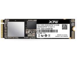 Disco SSD Interno ADATA SX8200 Pro (512 GB - PCI Express 3.0 - 3500 MB/s)