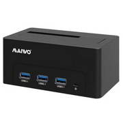 DOCKING STATION 2.5/3.5 DISCO HDD/SSD SATA USB 3.1 Gen 2 10Gb PRETA