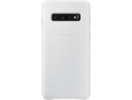 Capa SAMSUNG Galaxy S10 Leather Cover Branco