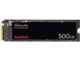 Disco SSD Interno SANDISK Extreme Pro 500GB (500 GB - PCI-Express - 3400 MB/s)