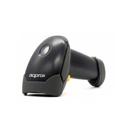Leitor Códigos de barras APPROX LS02 c/ suporte, Preto