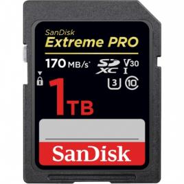 Extreme Pro SDXC 1 TB 170 MB V30 U3 SD.