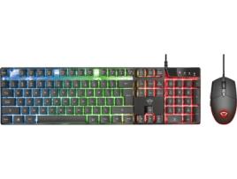 Teclado + Rato Gaming TRUST GXT 838 Azor (3000 dpi - Layout Português - RGB)