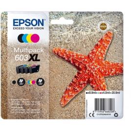 Tinteiro EPSON 603 Multipack 4 Cores XL + Alarme RF - XP-2100/2105/3100/3105/4100/4105, WF-28xx
