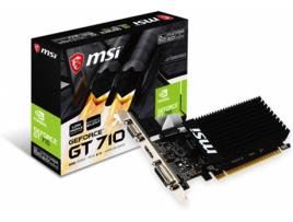 Placa Gráfica MSI GeForce GT 710 (NVIDIA - 1 GB DDR3)