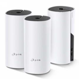 Sistema Mesh WiFi AC1200 (300+867Mbps) TP-Link Deco M4 (pack de 3) - 2x Gbit LAN, 2 antenas internas.