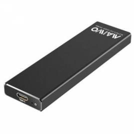 CAIXA EXTERNA PARA DISCO M.2 PCIE NVME USB 3.1 GEN 2 10GB TYPE-C PRETA - MAIWO