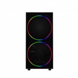 CAIXA MIDTOWER BLACK ATX USB 3.0 GAMING CoolBox DeepRunner A-RGB