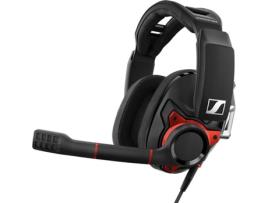 Auscultadores Gaming SENNHEISER GSP 600 (Com fio - Com Microfone - Preto)