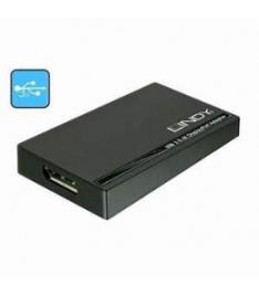 Conversor Lindy USB 3.0 > DISPLAYPORT 4K