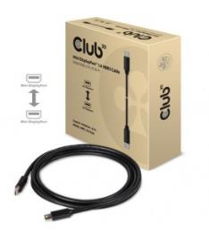 CLUB3D Mini Displayport 1.4 Cabo HBR3 8K60HZ Male / Male 2 Mtr. / 6.56 FT.