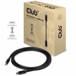 Cabo Club3D Mini DisplayPort 1.4 HBR3 8K60Hz 2 Metros