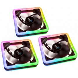 Ventoinha EDGE14PRO: 3x 14cm argb edge