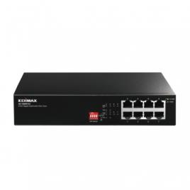 Long Range 8-Port Gigabit Switch with 4 PoE+ Ports & DIP Switch