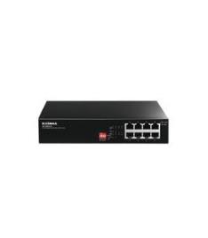 Long Range 8-port Gigabit Switch With 4 Poe+ Ports & dip Switch