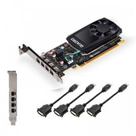 VGA PNY nVIDIA QUADRO P1000 V2 4GB GDDR5 PCIe 3.0 16x 4 miniDP1.4-4DVI c-LP bracket