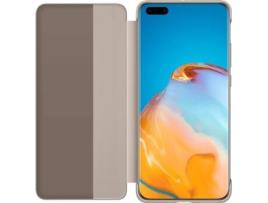 Capa HUAWEI P40  Flip View Caqui