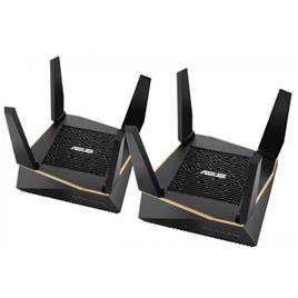 AiMesh AX6100 router sem fios Gigabit Ethernet Tri-band (2,4 GHz - 5 GHz - 5 GHz) Preto