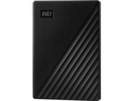 Disco HDD Externo WESTERN DIGITAL My Passport Worldwide (Preto - 5 TB - USB 3.0)