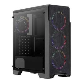 Caixa Micro ATX / Mini ITX / ATX  Ore Saturn RGB USB 3.2 Preto