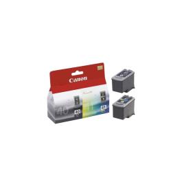 Tinteiro Original CANON Pack PG40 CL41 Preto Cores 0615B043