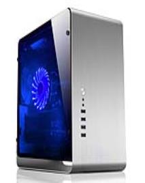 Caixa Micro-ATX Jonsbo UMX3 Prata, Lateral Acrilico