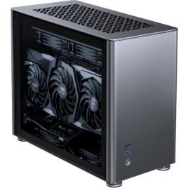 Caixa Mini-ITX Jonsbo A4 Cinzenta, Vidro Temperado